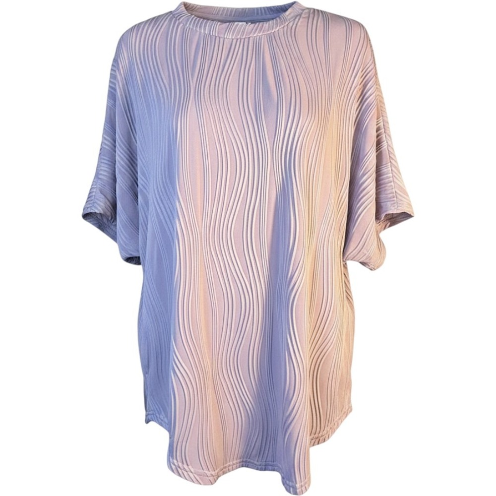 NWT Yesfashion Lavender Textured Pleated Top Women's‎ Small Blouse Cottage core